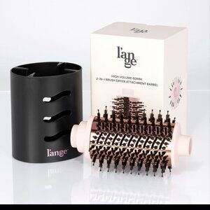 NWT L'ange High Volume 60mm 2-in-1 Brush Dryer Attachment Barrel in Box